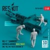 RESKIT RSF48-0035 MJ-1 Jammer Driver airmens (Gulf War) (MJ-1B, MJ-1B/C) (scene 2) (3 pcs) (3D Printed) 1/48